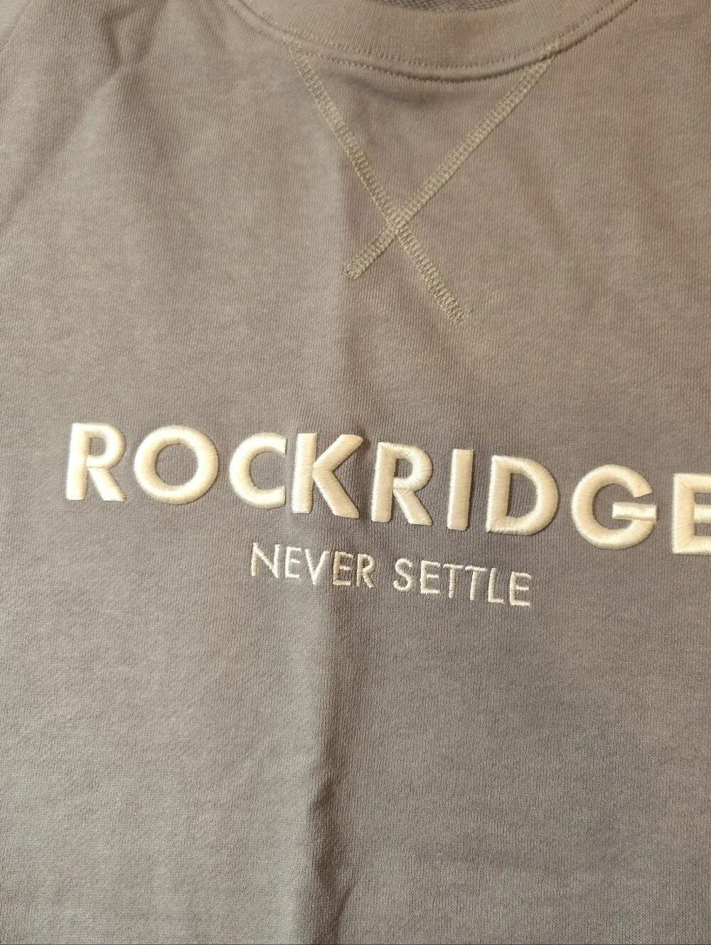 New! Rockridge Crew Neck Sweatshirt Cotton Size Large Bay Area Berkeley Oakland